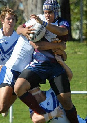Kelton Dorante was a strong performer for Mackay High during their schoolboys campaign.