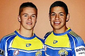 Kyle Krisanski-Kennedy, left, and Jacob Gagai are on their first steps towards the NRL.