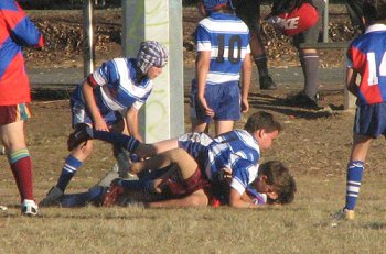 Redcliffe's defence was solid