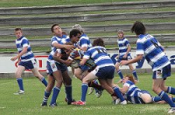 Redcliffe's defence wrap up the Keebra attack (Photo's By : Kirsty Fields - Redcliffe State High School )