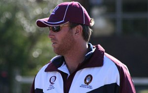 Dave Porter at training with the Qld U15's at the NSW Academy of Sport (Photo : ourfooty media)